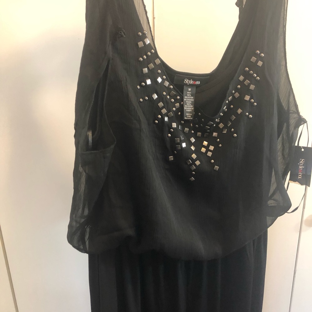 Style&Co black jumpsuit size M & L
